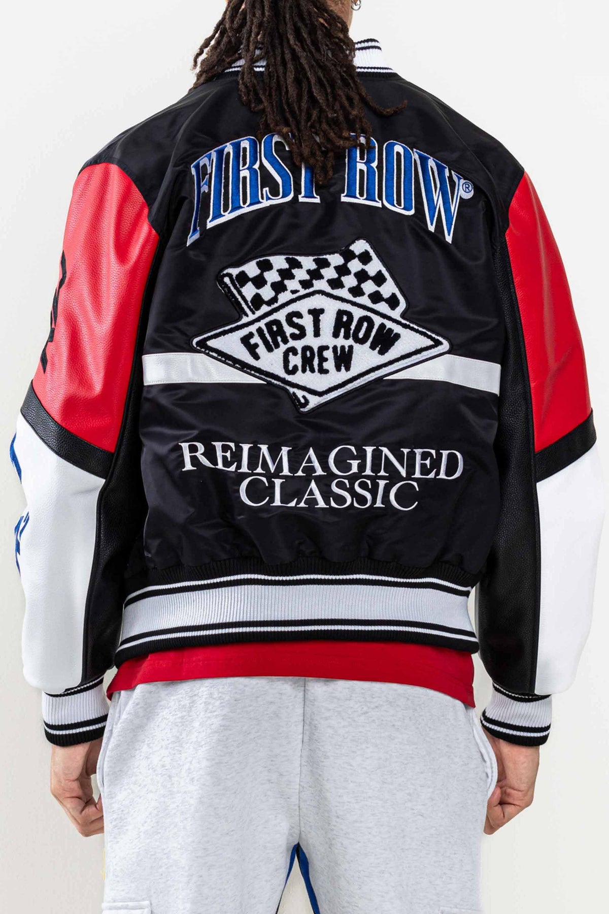 NYLON RIDER VARSITY JACKET | First Row