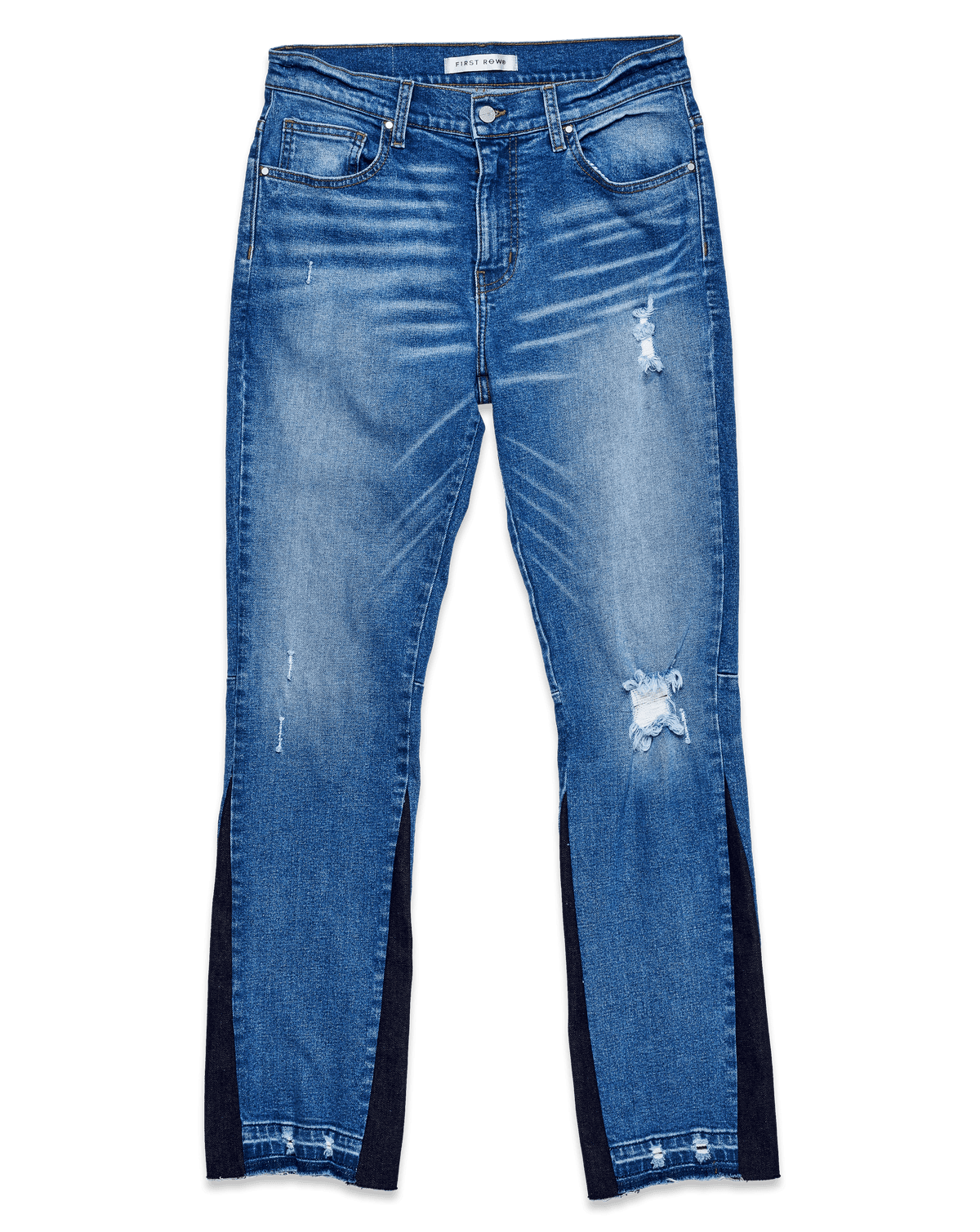 Basic Medium Wash Straight Jeans - All Denim
