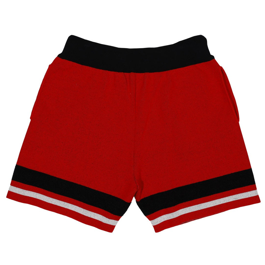 STAR VARSITY JACQUARD KNIT SHORTS