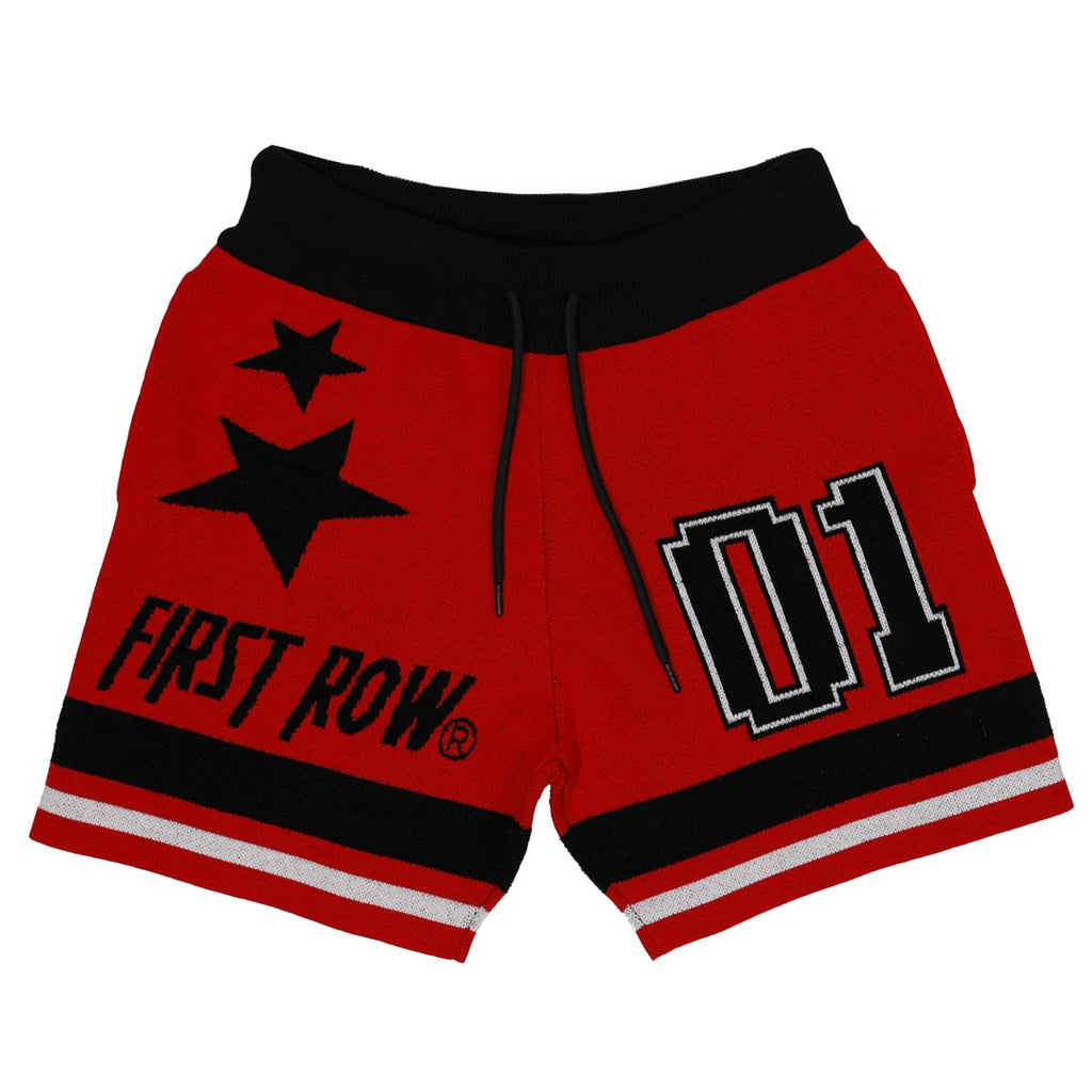 STAR VARSITY JACQUARD KNIT SHORTS