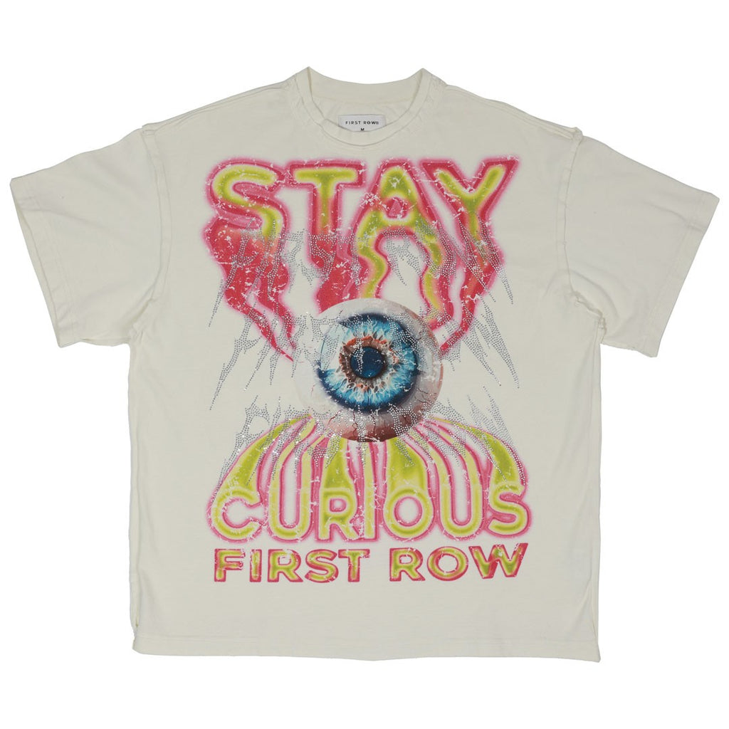 STAY CURIOUS EYEBALL TEE