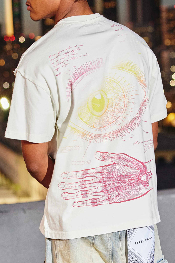 STAY CURIOUS EYEBALL TEE