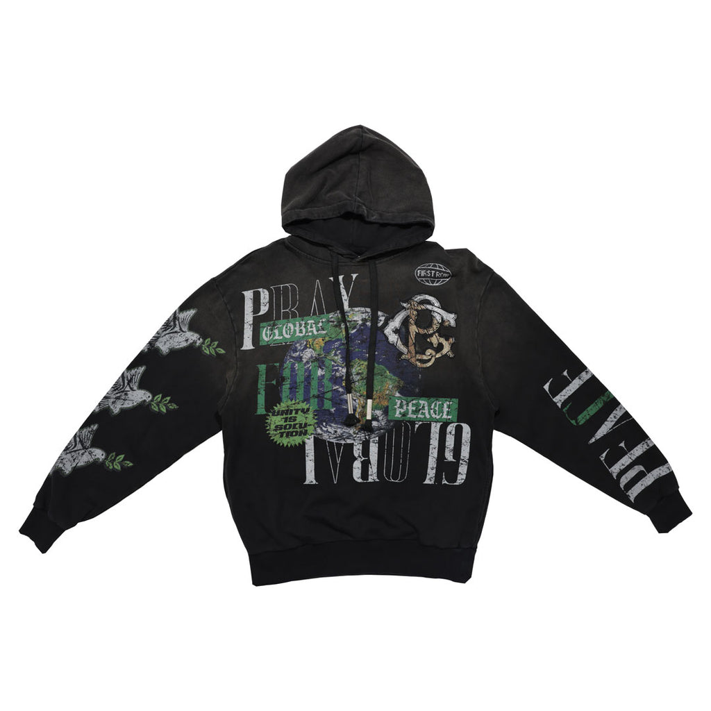 GLOBAL PEACE PULLOVER HOODIE