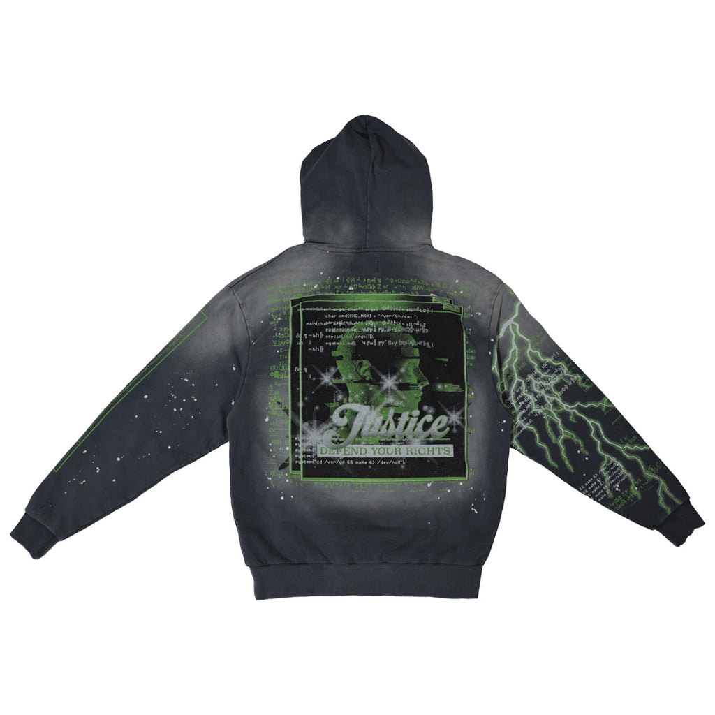 INTELLECTUAL PROPERTY WASHED HOODIE