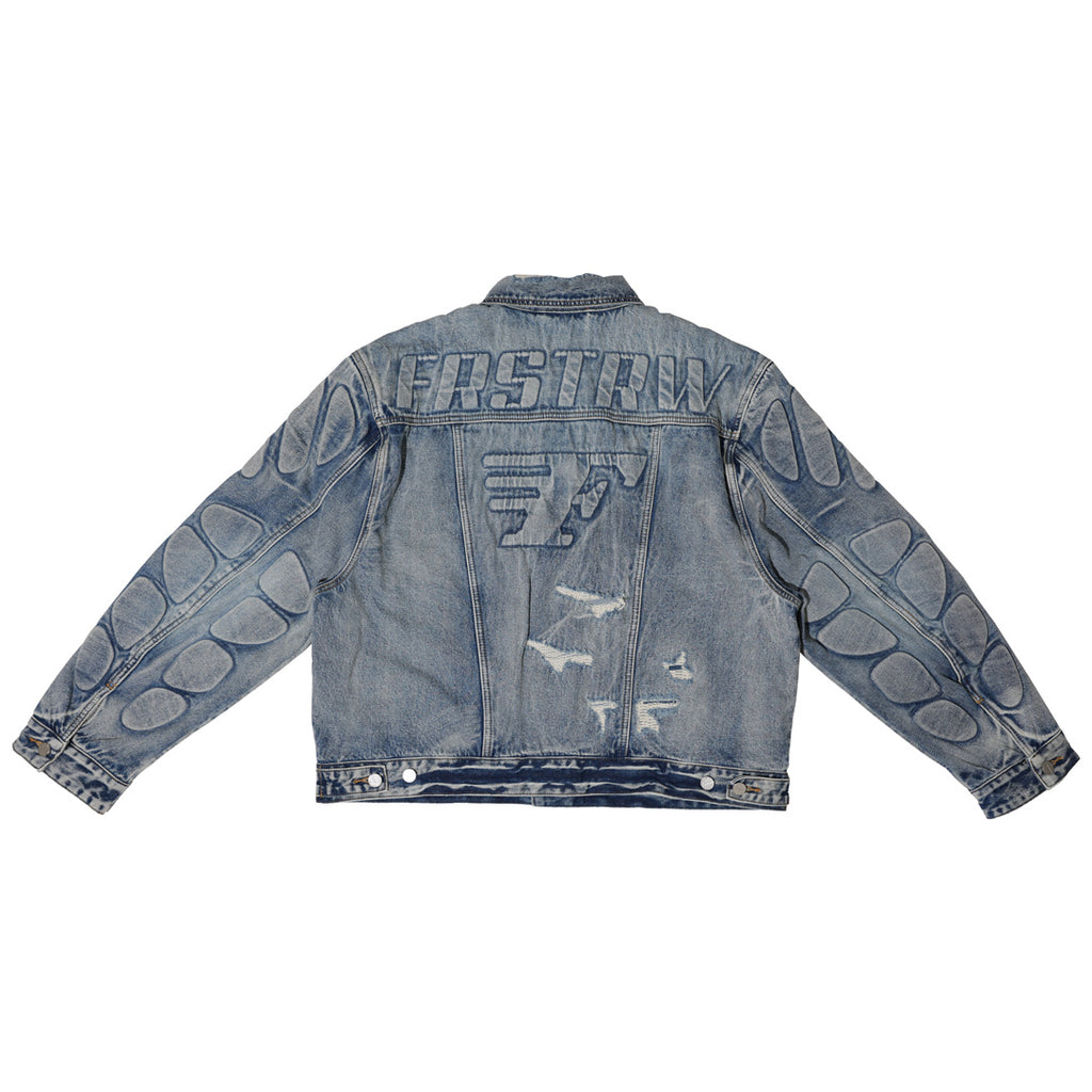 FAST LIFE WASHED DENIM JACKET