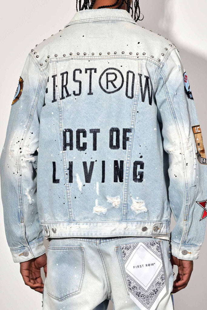 ACT OF LIVING RODEO WASHED DENIM JACKET