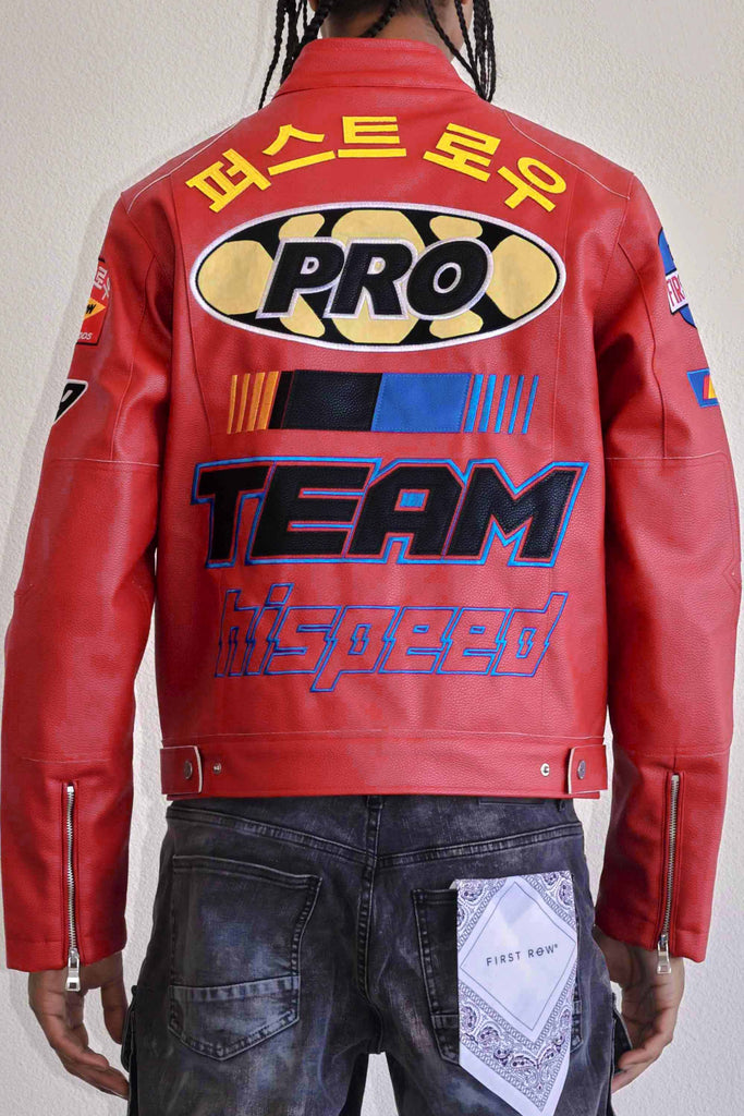 MOTOR RACING LEATHER JACKET