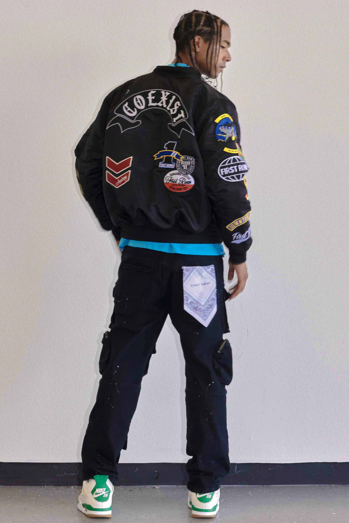 COEXIST MULTI PATCHES MA-1 JACKET