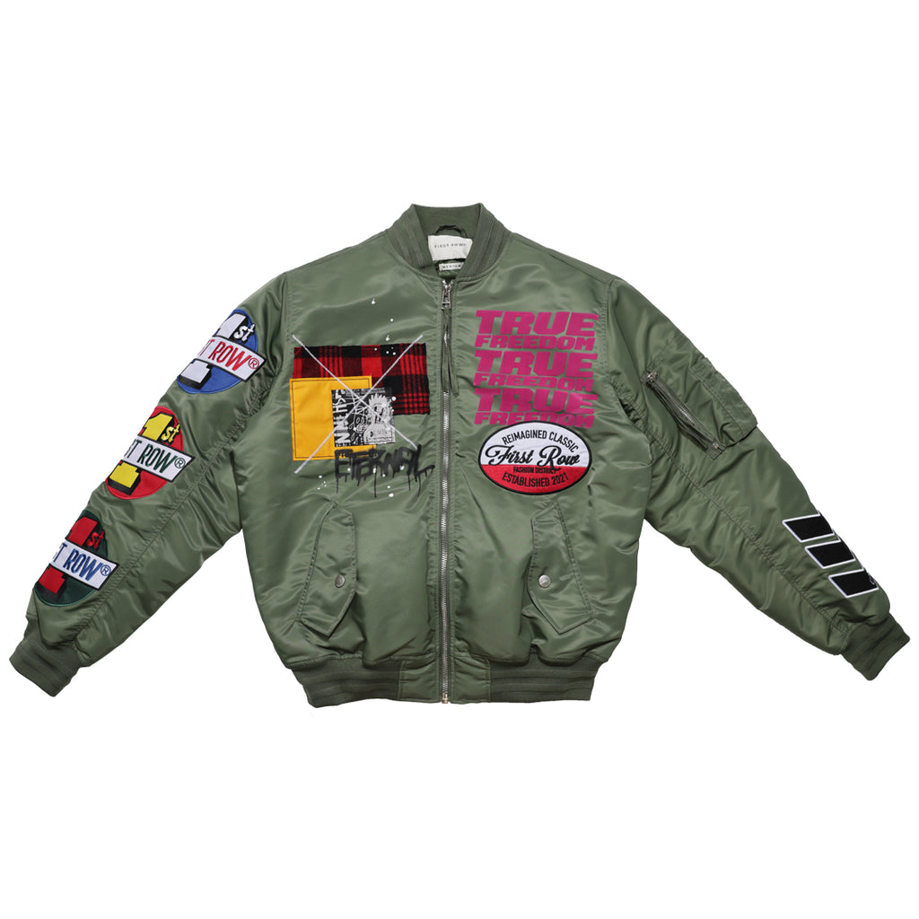 TURE FREEDOM MULTI PATCHES MA-1 JACKET