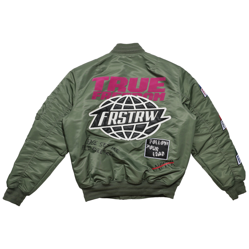 TURE FREEDOM MULTI PATCHES MA-1 JACKET