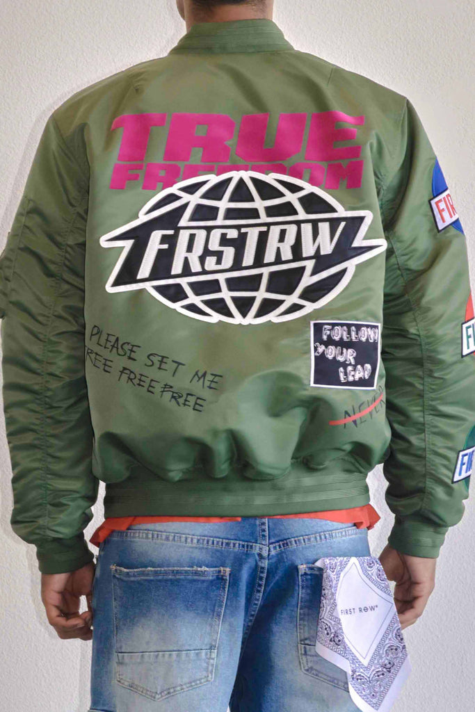 TURE FREEDOM MULTI PATCHES MA-1 JACKET