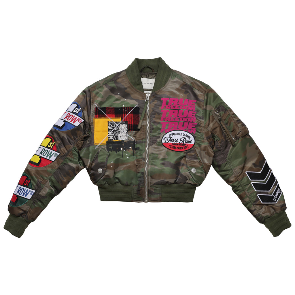 TURE FREEDOM MULTI PATCHES MA-1 JACKET