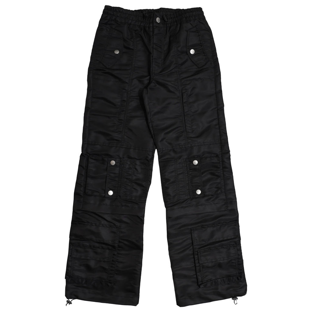 UTILITY NYLON WIDE CARGO PANTS