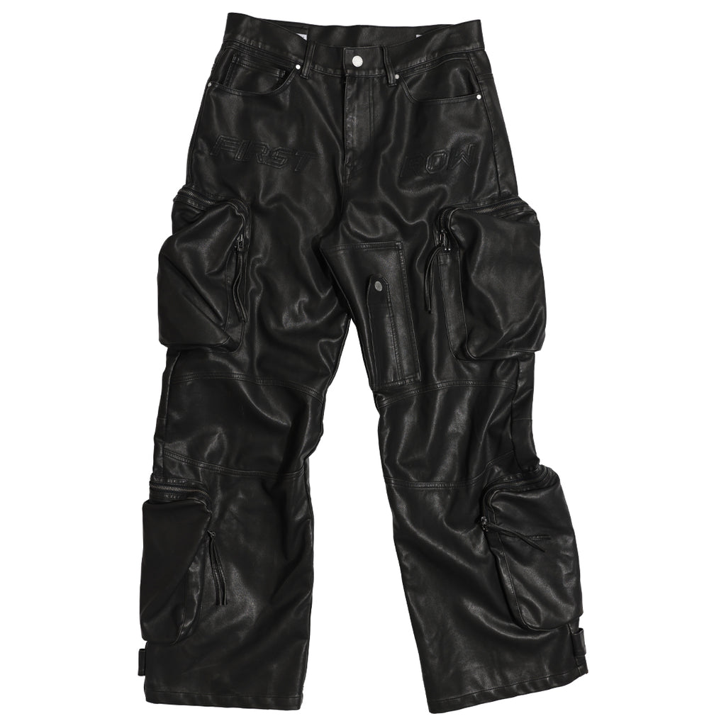 UTILITY MA-1 WASHED LEATHER PANTS