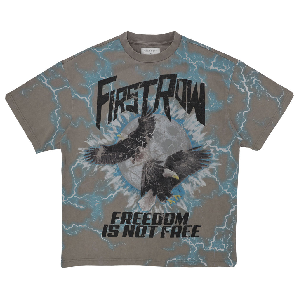 FREEDOM IS NOT FREE LIGHTNING WASHED TEE