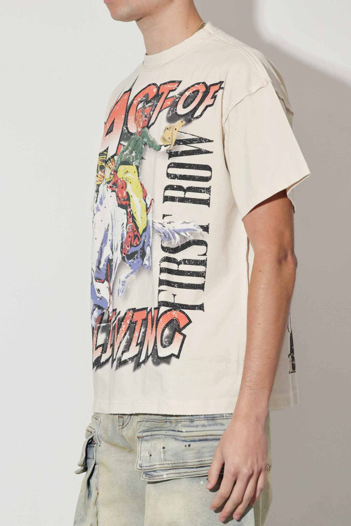 ACT OF LIVING RODEO WASHED TEE