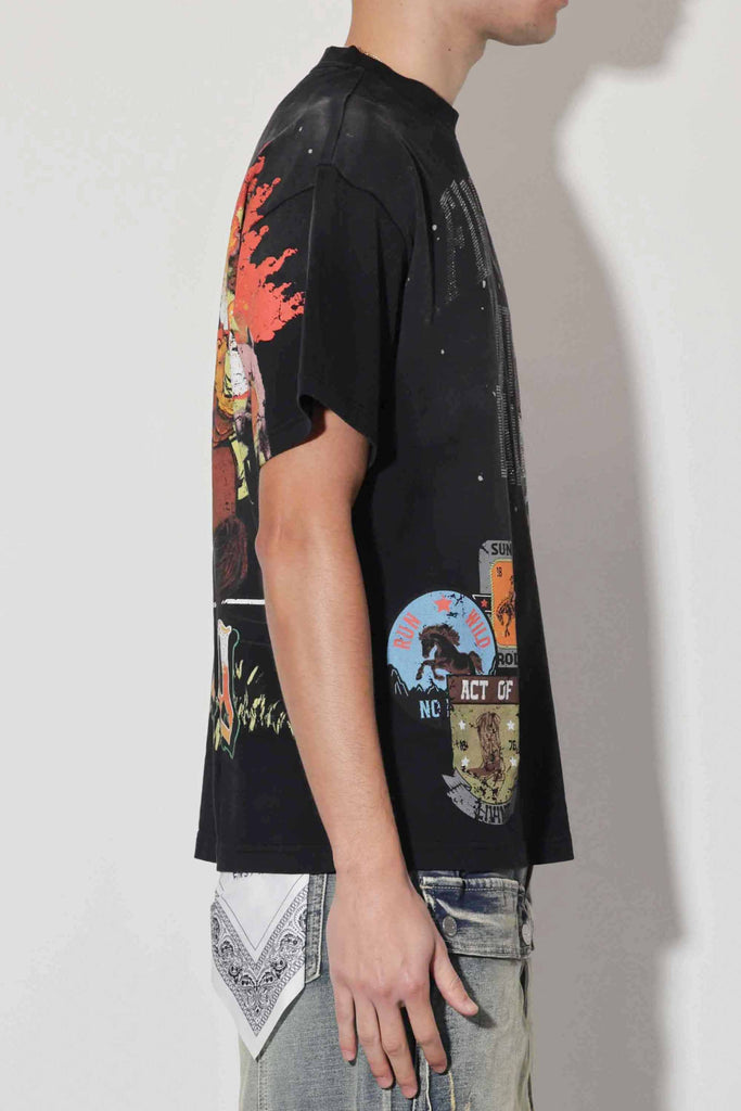 ACT OF LIVING RODEO WASHED TEE