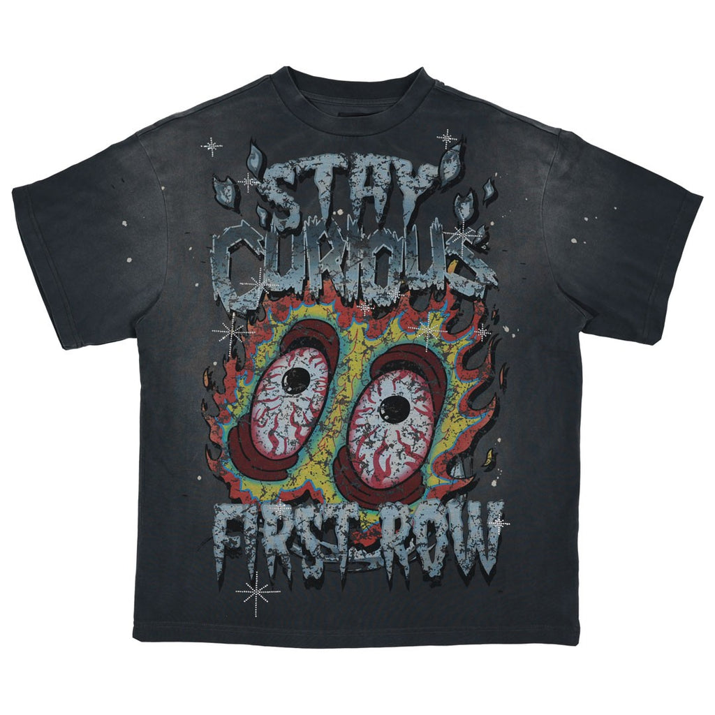 STAY CURIOUS BLOODSHORT EYES TEE