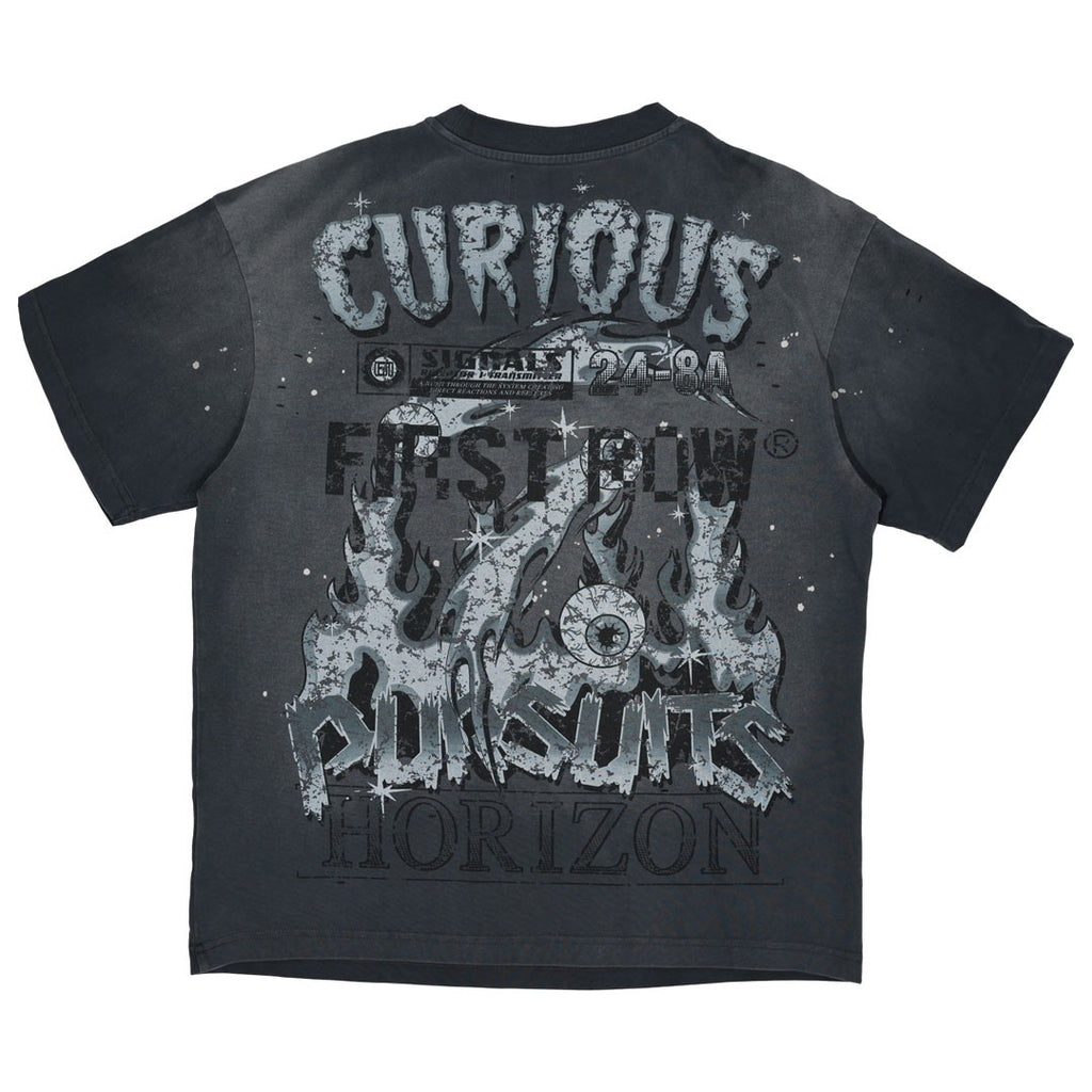 STAY CURIOUS BLOODSHORT EYES TEE