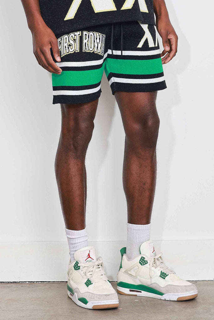 FR SPORTING VARSITY JACQUARD KNIT SHORTS