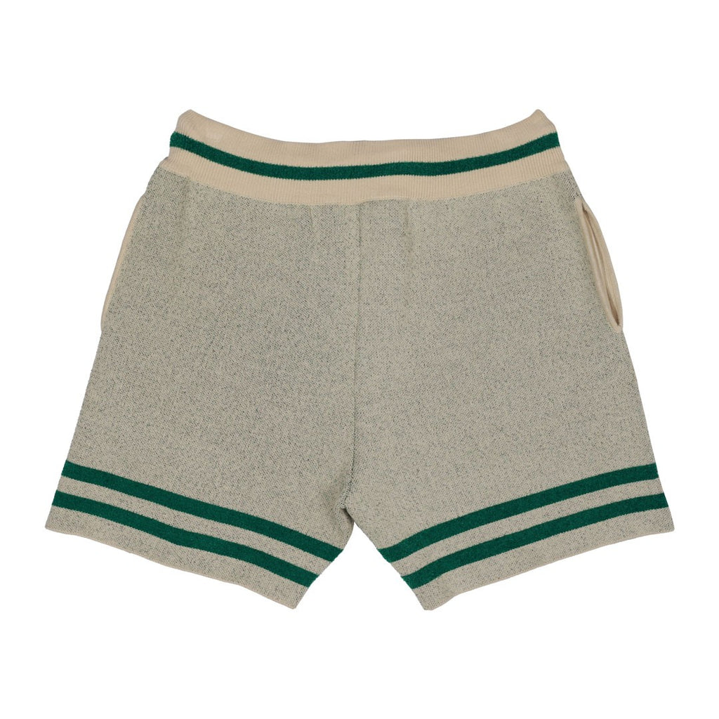 FIRST ROW VARSITY JACQUARD KNIT SHORTS